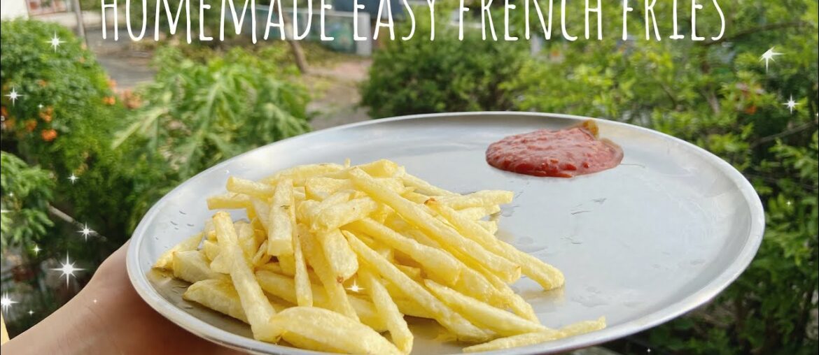 HOMEMADE FRENCH FRIES RECIPE WITH A SPECIAL TASTY SAUCE|french fries at home|homemade recipe of food