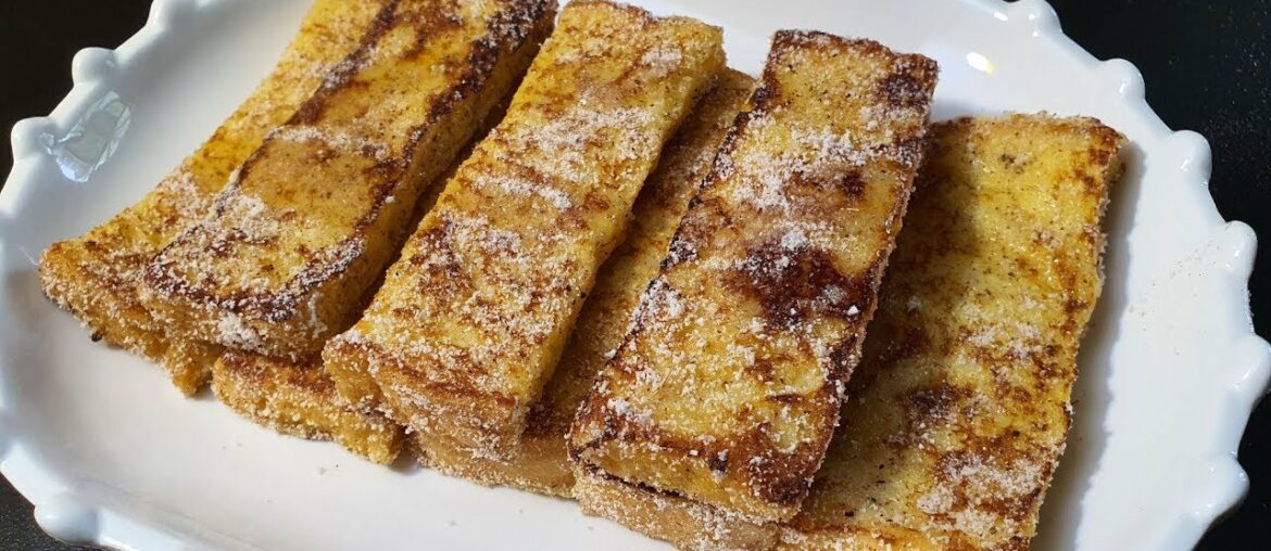 Cinnamon Bread Sticks l Cinnamon French Toast Recipe l Easy French Toast Sticks l Breakfast Recipes