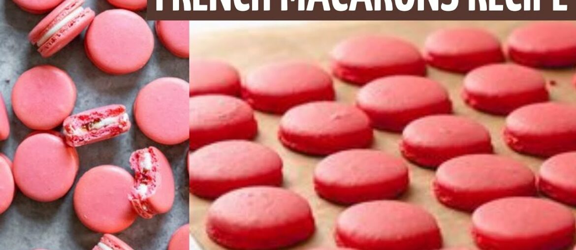 FRENCH MACARONS RECIPE / Tasty sweet macarons recipe / Cooking ASMR