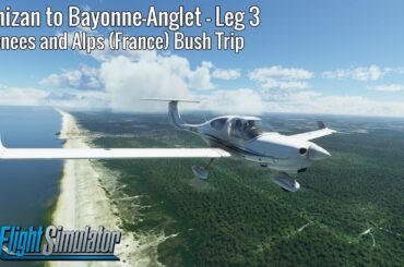 Mimizan to Bayonne-Anglet - Leg 3 - Pyrenees and Alps (France) Bush Trip - DA40NG - MSFS