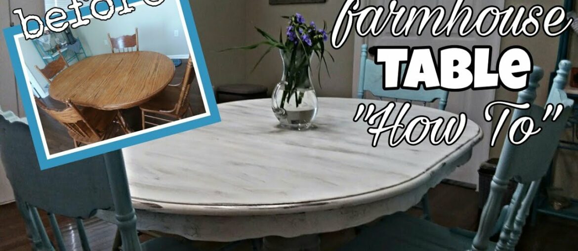 DIY DINING ROOM TABLE MAKEOVER | Farmhouse Table | Chalk paint tutorial | DIY DINING ROOM TABLE MAKEOVER | Farmhouse Table | Chalk paint tutorial |