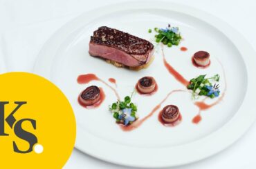 Glazed duck breast | with mashed rutabaga | Gourmet Recipe for Christmas