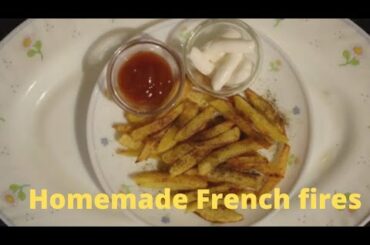 French fries Recipe - Homemade Fries-Restaurant style French fries