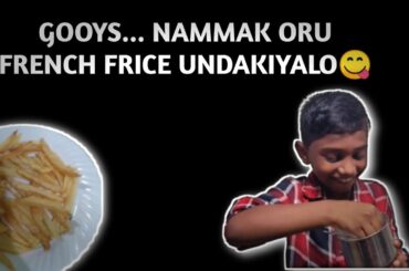 French fries recipe in malayalam|how to make french fries in home at 5 minutes|by GOKUL vlogs