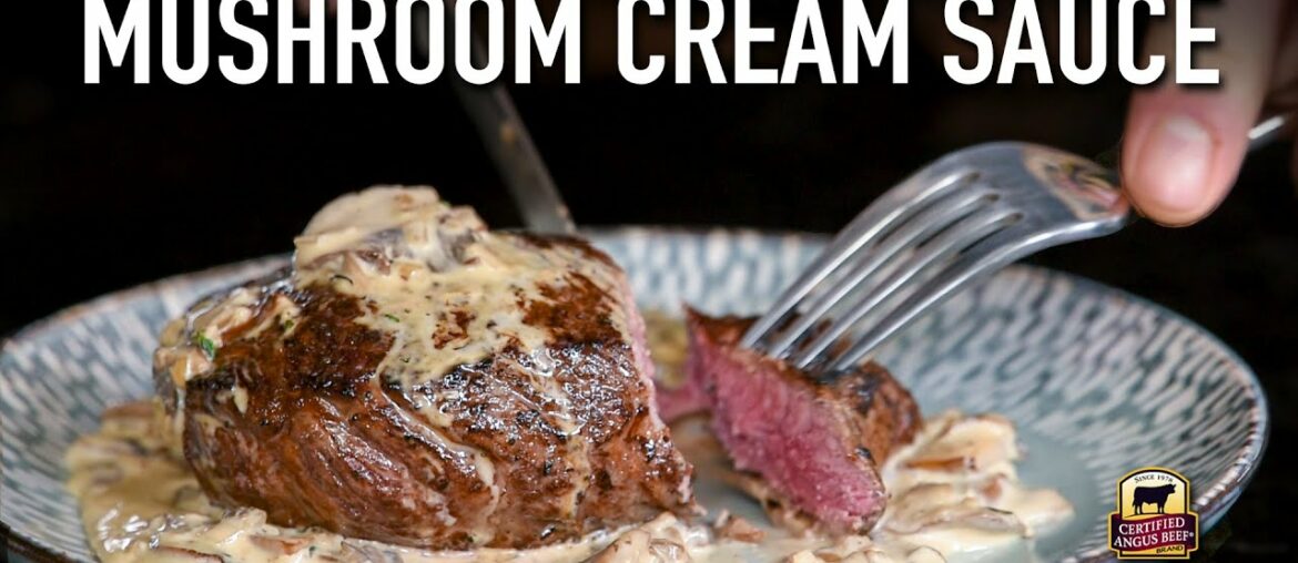 Steak with Mushroom Cream Sauce Steak with Mushroom Cream Sauce