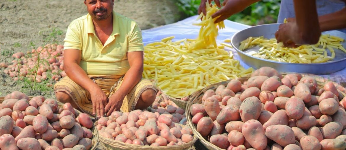 French Fries | How to Make Crispy French Fries | Homemade crispy fries Cooking in Indian Village