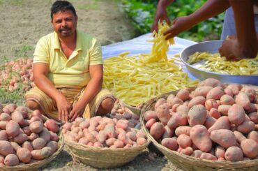French Fries | How to Make Crispy French Fries | Homemade crispy fries Cooking in Indian Village