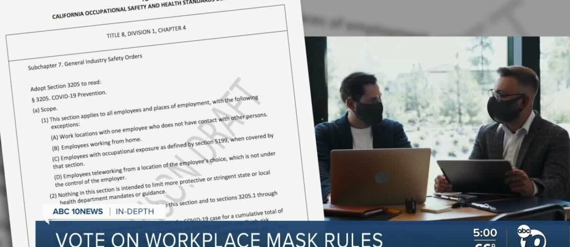 In-Depth: Vote on workplace mask rules
