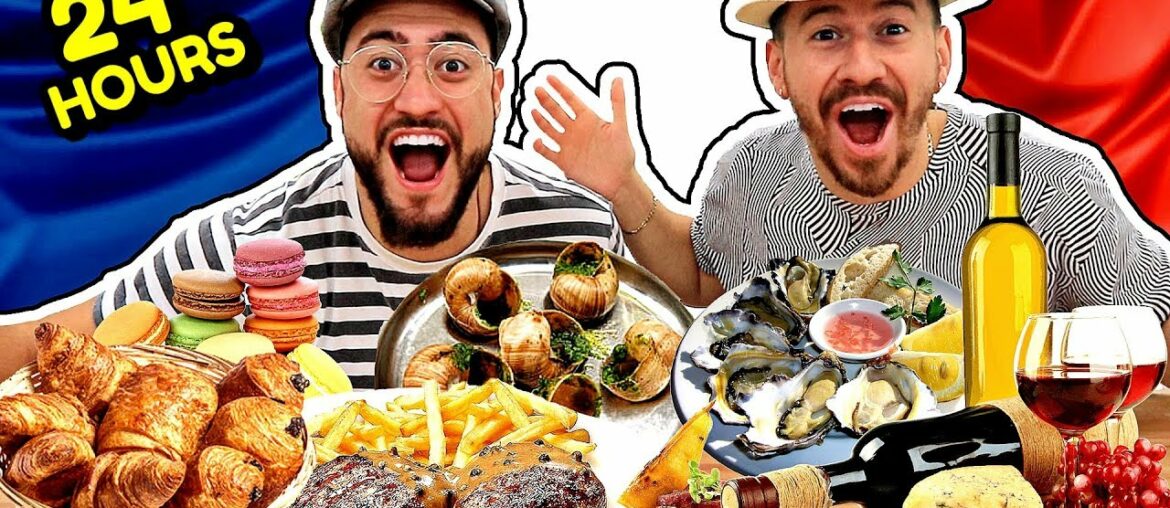 Only Eating FRENCH Foods For 24 Hours Challenge! (FOOD CHALLENGE) Only Eating FRENCH Foods For 24 Hours Challenge! (FOOD CHALLENGE)