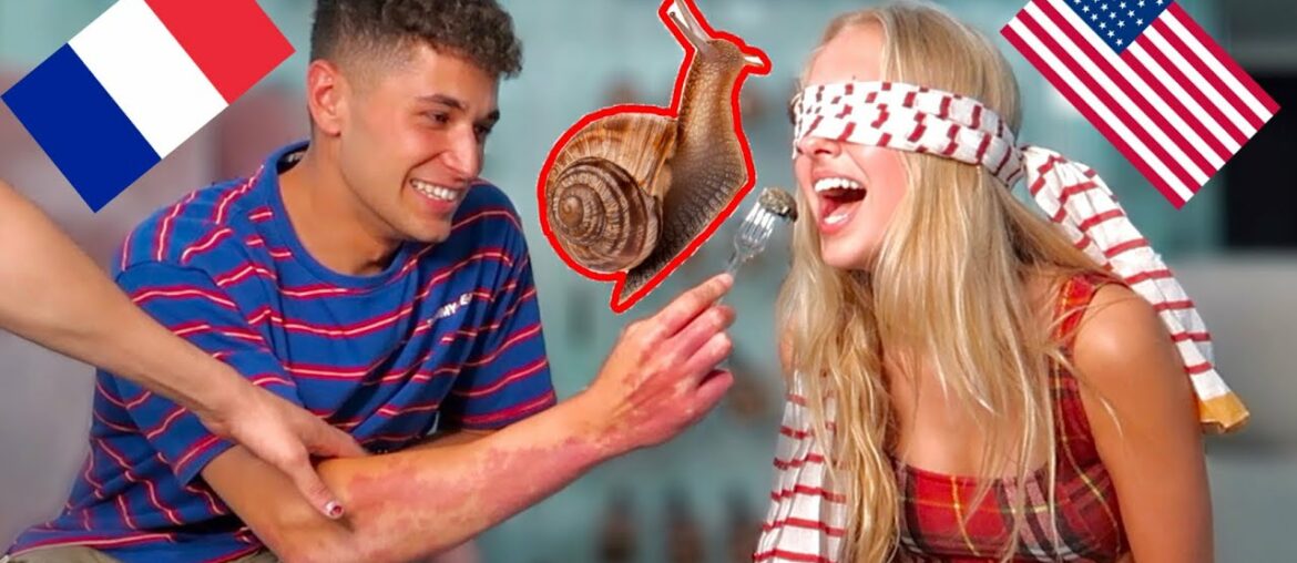 Making American TikTokers Try French Food Making American TikTokers Try French Food