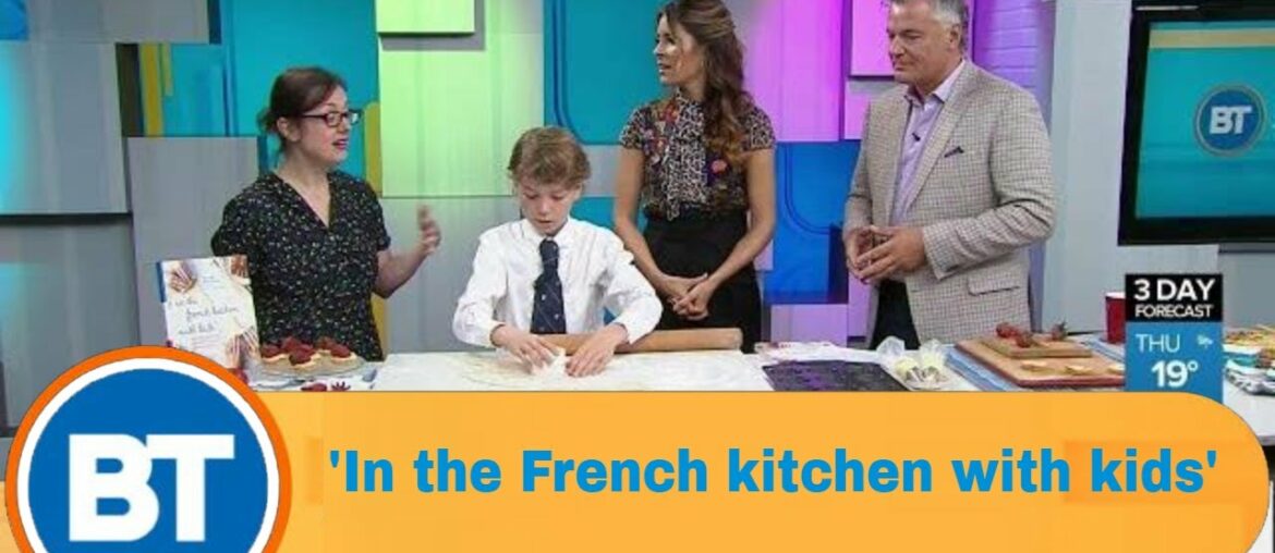 Cooking French food with kids