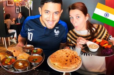 INDIAN THALI Food Vlog in France AMAZING!