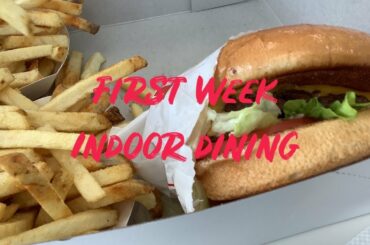First week opening indoor dining San Diego