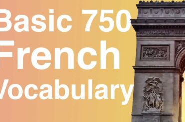 Essential 750 French Vocabulary with Pictures (for Beginners)