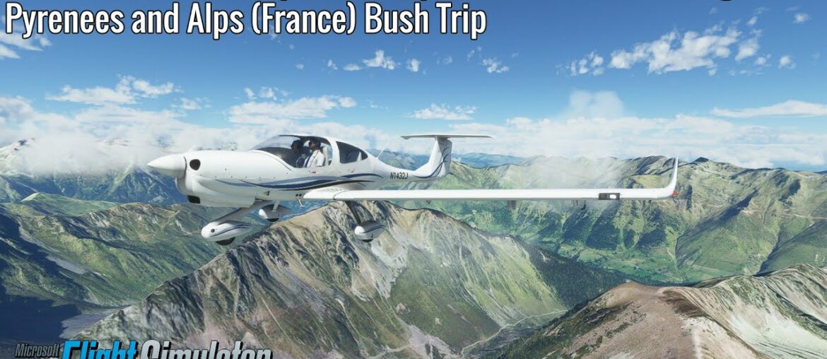 Castillon De La Laquette Airport to Balestas – Leg 6 – Pyrenees and Alps Bush Trip – DA40NG – MSFS Castillon De La Laquette Airport to Balestas - Leg 6 - Pyrenees and Alps Bush Trip - DA40NG - MSFS