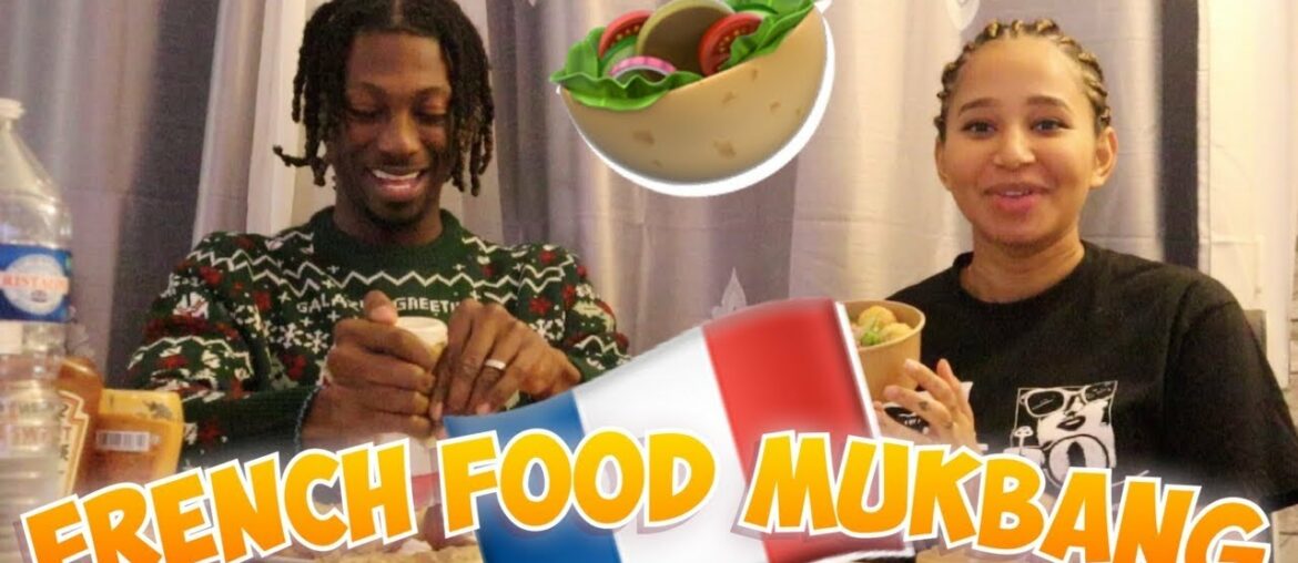 FANCY FRENCH FOOD MUKBANG WITH MY AMERICAN HUSBAND !! (L'EMPHASE RESTAURANT REVIEW) *SUPER FUNNY*