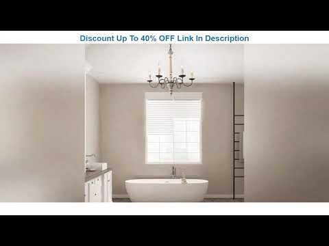 Up To 40% OFF LALUZ French Country Chandelier Farmhouse Handmade Wood 6 Lights for Dining, Bedroom, Up To 40% OFF LALUZ French Country Chandelier Farmhouse Handmade Wood 6 Lights for Dining, Bedroom,