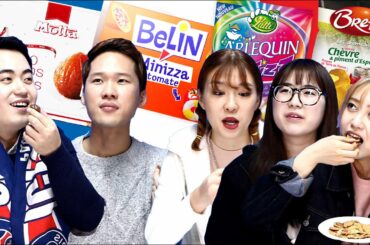 Koreans Taste French Snacks / Food [Korean Bros]