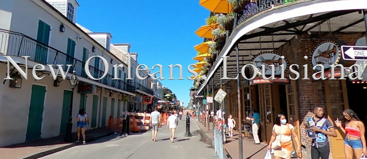 Visiting French Quarter in New Orleans, Louisiana