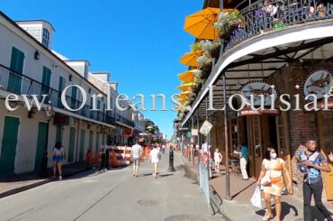 Visiting French Quarter in New Orleans, Louisiana