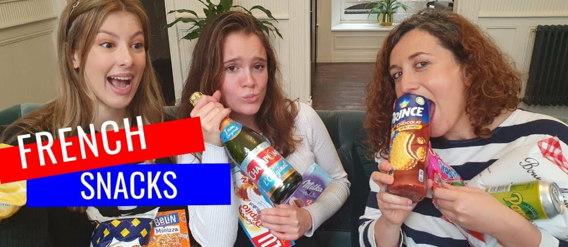 Trying French snacks with French Teenagers / French food discoveries
