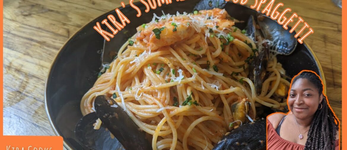 Kira's summer seafood spaghetti + a wine pairing! | Quick recipes for the weekday Kira's summer seafood spaghetti + a wine pairing! | Quick recipes for the weekday