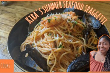 Kira's summer seafood spaghetti + a wine pairing! | Quick recipes for the weekday