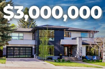 INSIDE a $3,000,000 Luxury Home in ICONIC Elbow Park, Calgary!  Million Dollar Tour 2021