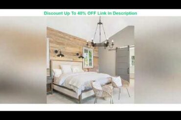 Big Sale Lampundit 6 Light Rustic Farmhouse Chandelier, Dining Room Lighting Fixtures Hanging Metal