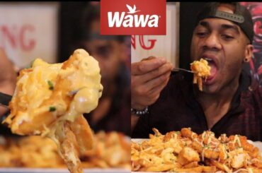 Mukbang | The Gas Station Gourmet Meal! (Buffalo Chicken Mac & Cheese Fries)