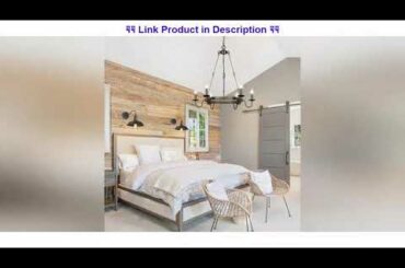 Best Promo Lampundit 6 Light Rustic Farmhouse Chandelier, Dining Room Lighting Fixtures Hanging Met