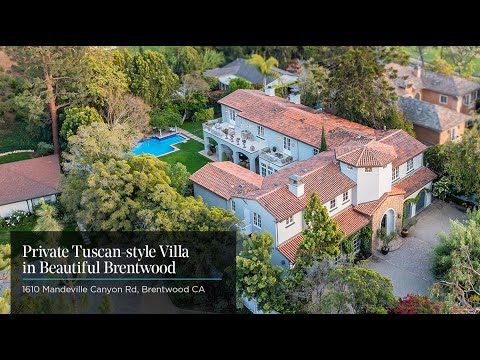 Private Tuscan-style Villa in Brentwood | 1610 Mandeville Canyon Rd Private Tuscan-style Villa in Brentwood | 1610 Mandeville Canyon Rd