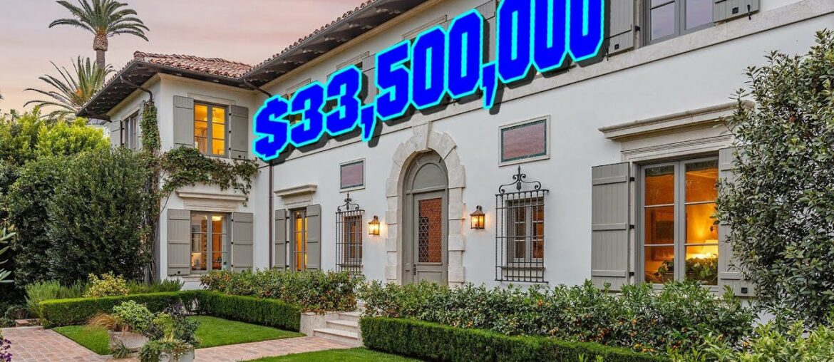 A $33,500,000 Spectacular Mediterranean Estate in prime Brentwood Park, Los Angeles