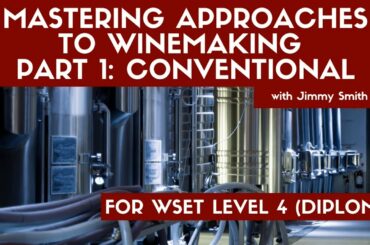 WSET L4 Mastering Approaches To Wine Making Part 1 Conventional