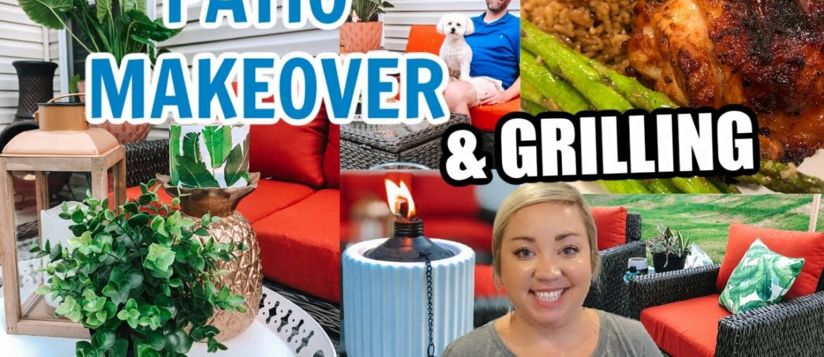BACK PATIO MAKEOVER SUMMER 2021 | SUMMER DINNER GRILLING AND RECIPES | JESSICA O'DONOHUE BACK PATIO MAKEOVER SUMMER 2021 | SUMMER DINNER GRILLING AND RECIPES | JESSICA O'DONOHUE