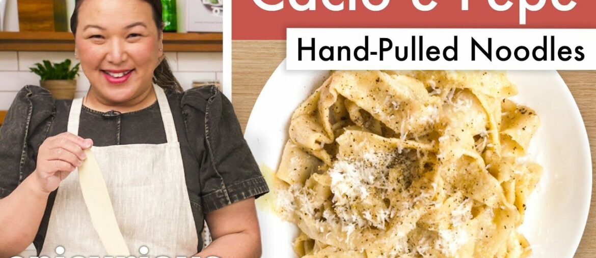 How To Make Cacio e Pepe With Hand-Pulled Noodles | Epicurious How To Make Cacio e Pepe With Hand-Pulled Noodles | Epicurious