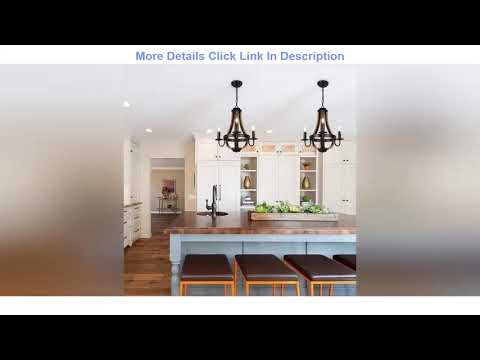 Best Seller 18.9" Vintage Rustic Mini Chandelier Pendant Light French Country Distressed Black Wood Best Seller 18.9" Vintage Rustic Mini Chandelier Pendant Light French Country Distressed Black Wood