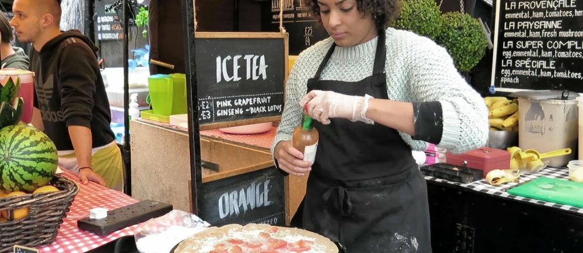 London Street Food. French Sweet Crepe and Salty Galette Tasted in Camden Lock Market
