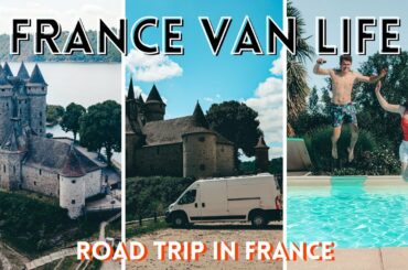 VAN LIFE FRANCE Road trip | Castles, Volcanoes, and more! | Vlog 5 | Driving around the world