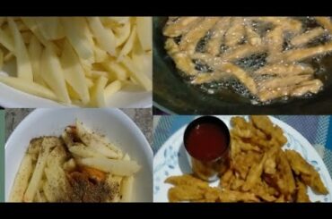 Crispy egg french fries recipe| easy egg French fries| egg snacks recipe| toasted