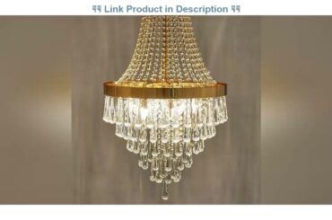 Most Greatest Product Berliget Empire French Modern Gold Raindrop Crystal Chandelier, Farmhouse 12-