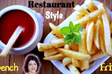 Restaurant Style Potato French Fries make at Home/Perfect French Fry Recipe -Draupadi's Kitchen DK