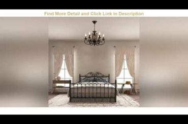 Flash Sale Ganeed Rustic French Country Chandelier,6 Lights Farmhouse Candle Iron Chandeliers,Vinta