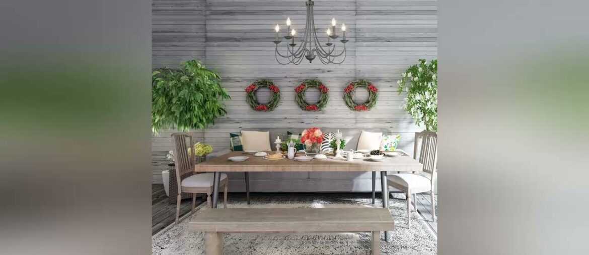 Limited Stock LOG BARN French Country Chandelier, Modern Farmhouse Lighting Style in Brushed Rustic