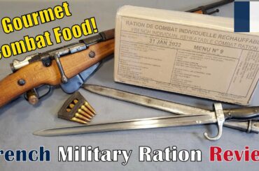 FRENCH Military RATION Review | RCIR 24 Hour Gourmet COMBAT Meal Ready to Eat Taste Test