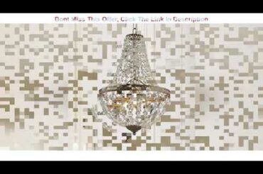 New Product Bestier French Empire Antique Silver Finish Farmhouse Crystal Pendant Chandelier Lighti