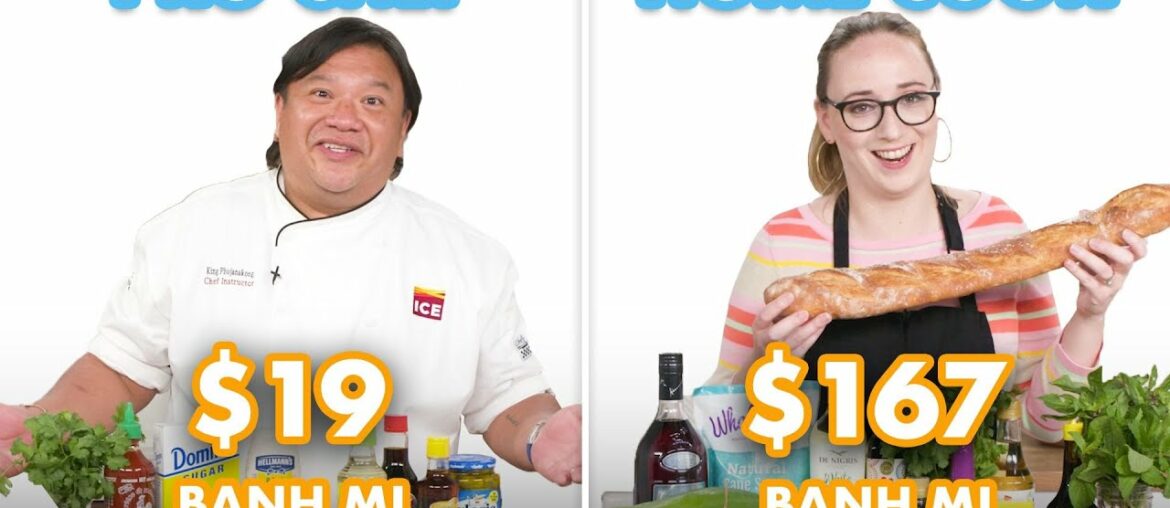 $167 vs $19 Banh Mi: Pro Chef & Home Cook Swap Ingredients | Epicurious $167 vs $19 Banh Mi: Pro Chef & Home Cook Swap Ingredients | Epicurious