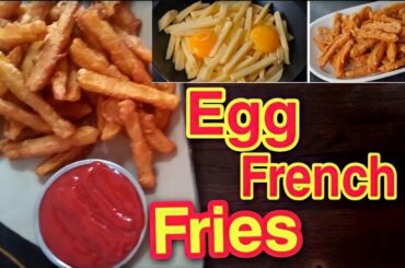 Crispy Egg French Fries Recipe | Easy Egg french Fries | Egg Snacks Recipe | Toasted