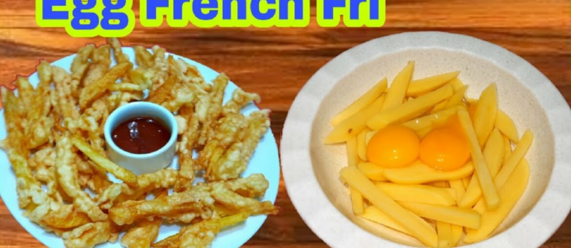 Crispy Egg French Fries Recipe-Egg Snacks Recipe-Aloo Ki Chips-How To Make French Fries. Crispy Egg French Fries Recipe-Egg Snacks Recipe-Aloo Ki Chips-How To Make French Fries.