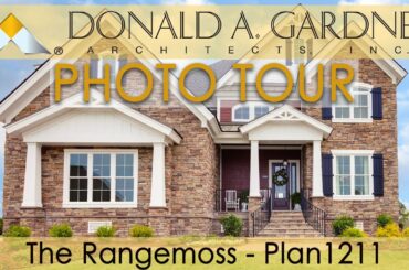 Two-story house plan with a unique rustic facade | The Rangemoss